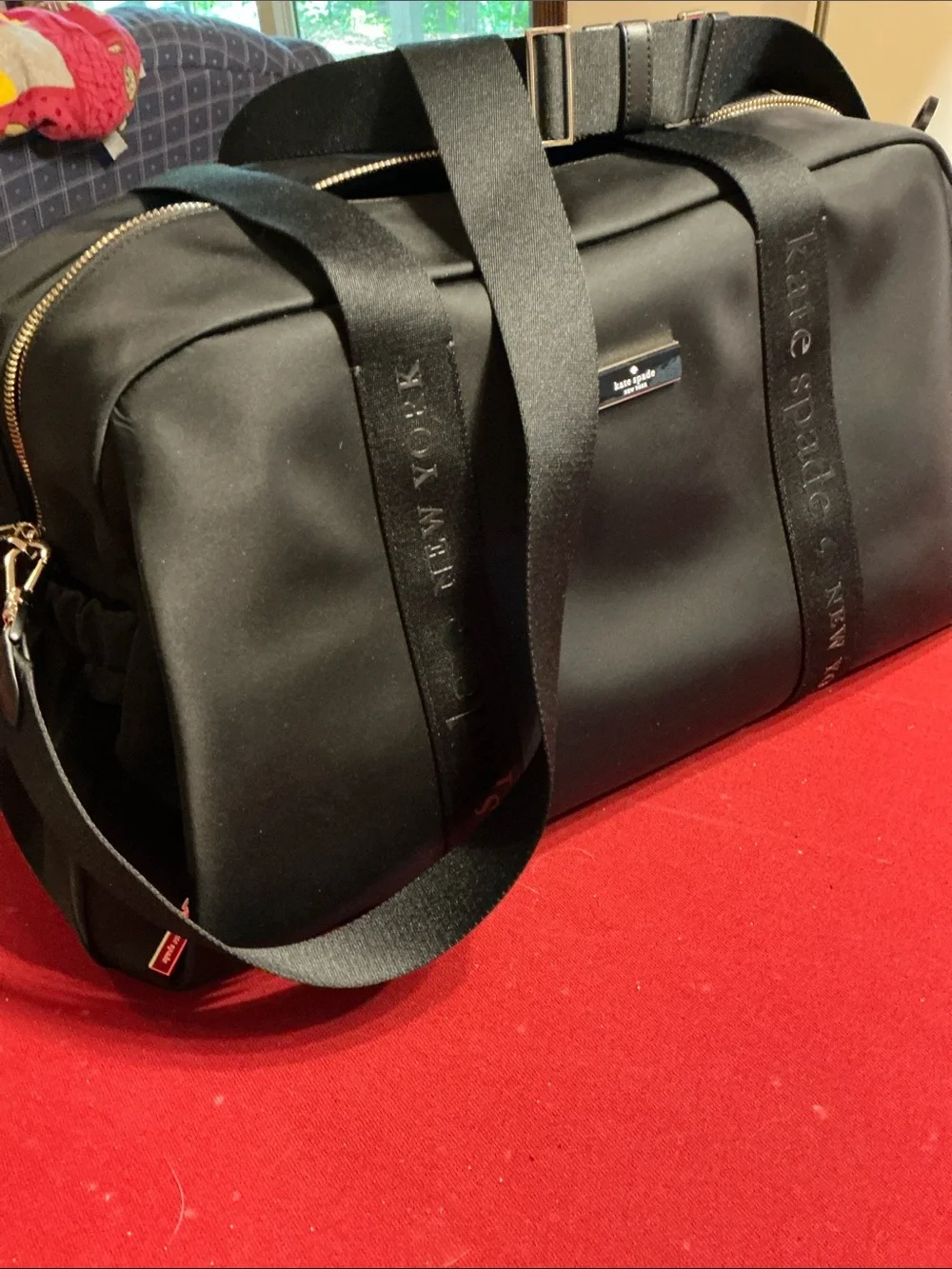 Kate Spade New York City weekender bag